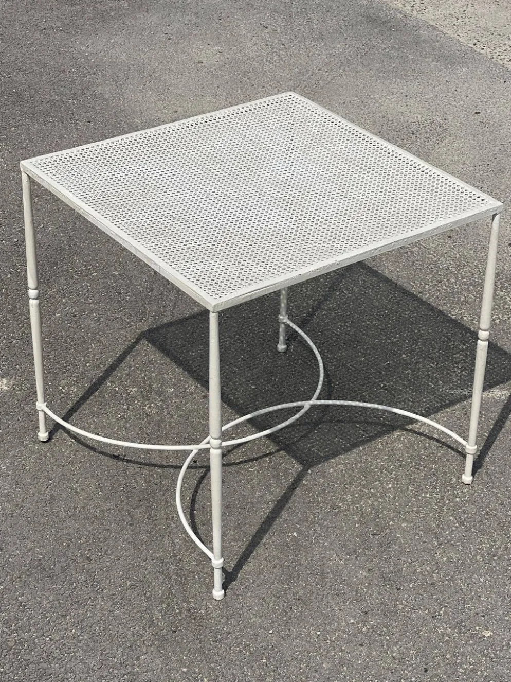 Ensemble de jardin Maison Jansen en fer forgé 1960