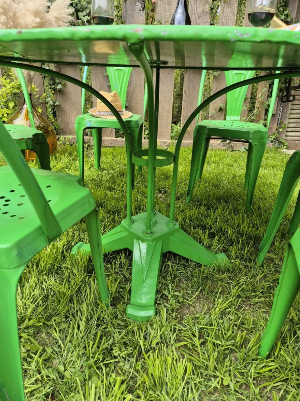 Ensemble de jardin table et chaises joseph Mathieu