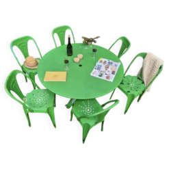 Ensemble de jardin table et chaises joseph Mathieu