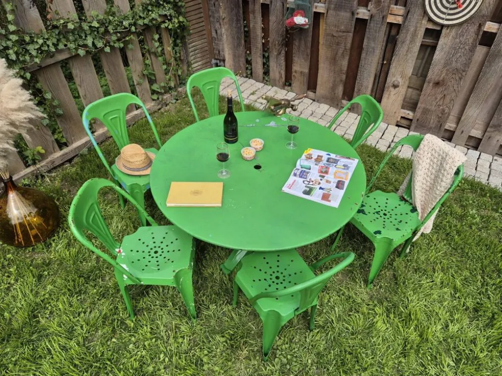 Ensemble de jardin table et chaises joseph Mathieu
