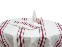 Ensemble de nappe basque SOKOA 3 m avec 6 serviettes