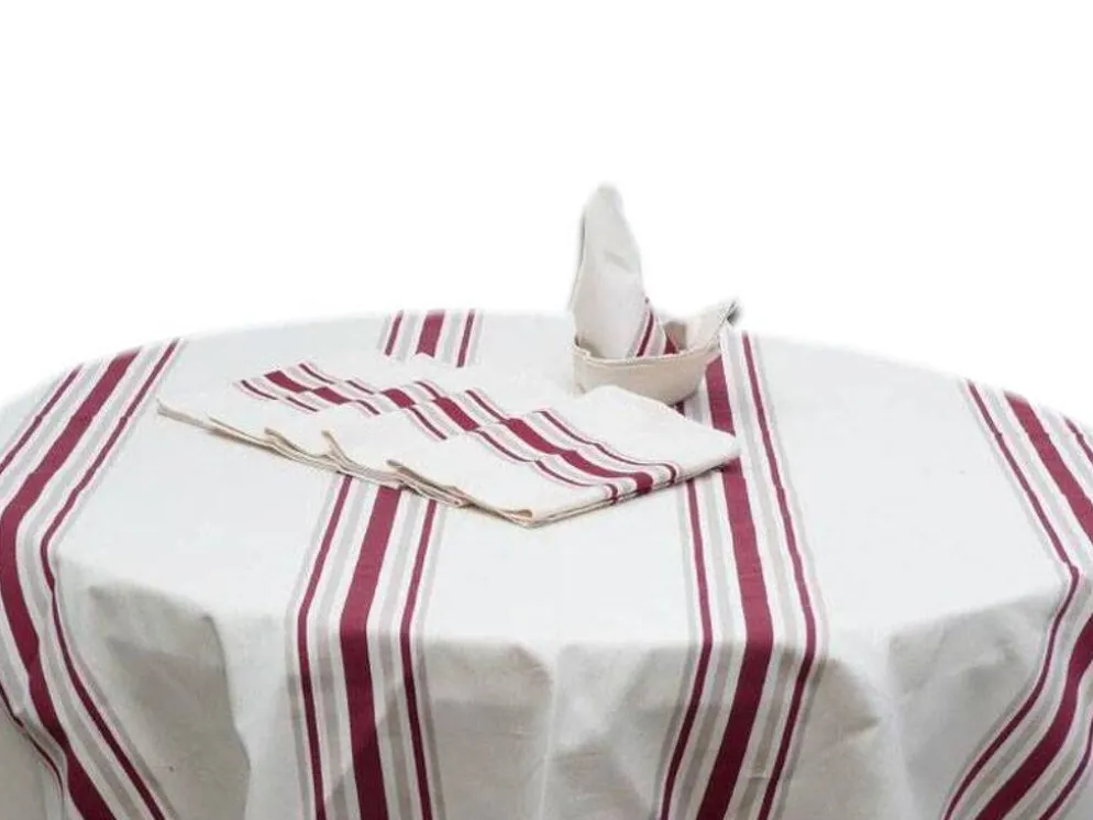 Ensemble de nappe basque SOKOA 3 m avec 6 serviettes