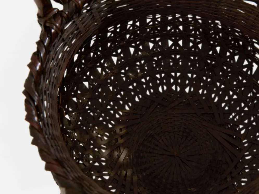 Ensemble de paniers Ikebana en bambou Maeda Chikubōsai periode Meiji