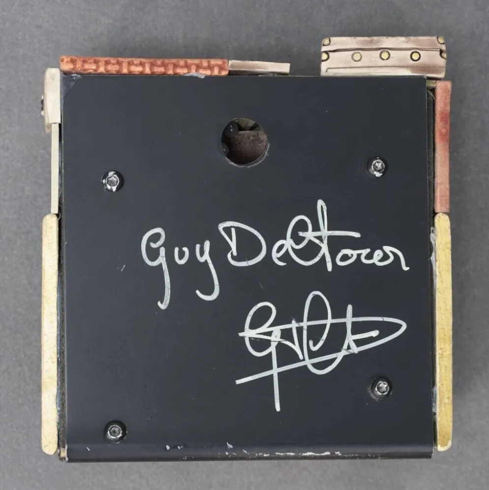 Ensemble de 4 sculptures vibrantes par Guy Deltour – Art contemporain belge, 2000
