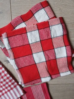 Ensemble de 9 serviettes de table vintage