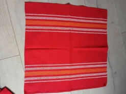 Ensemble de 9 serviettes de table vintage