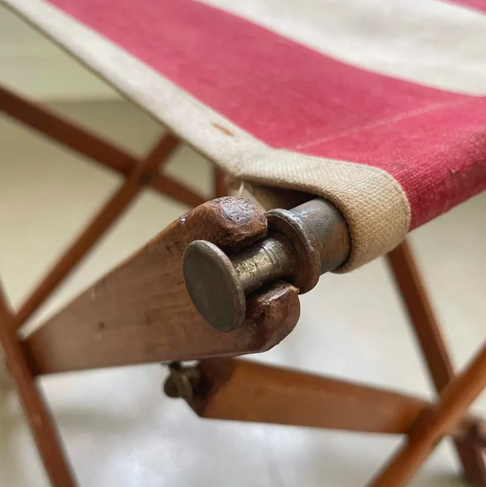 Ensemble de terrasse d'extérieur authentique français, 5 chaises et une table
