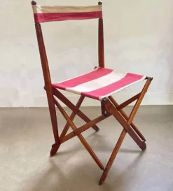 Ensemble de terrasse d'extérieur authentique français, 5 chaises et une table