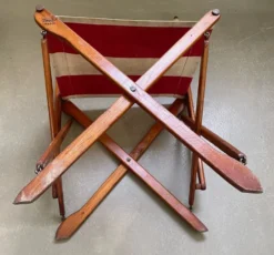 Ensemble de terrasse d'extérieur authentique français, 5 chaises et une table