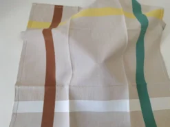 Ensemble nappe + 8 serviettes – coton graphique