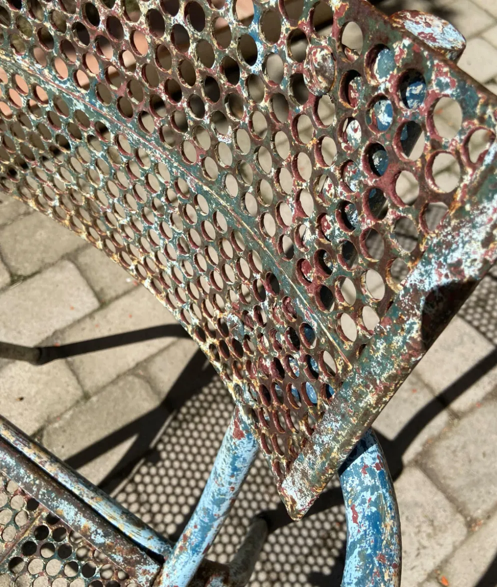 Ensemble René Malaval modèle Radar – table - 2 fauteuils – années 1950