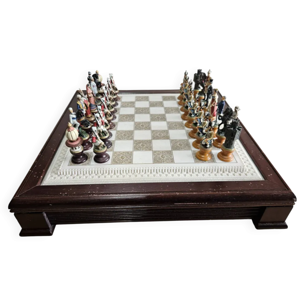 Ensembles d'échecs de collection Raj de Franklin Mint, années 1970.