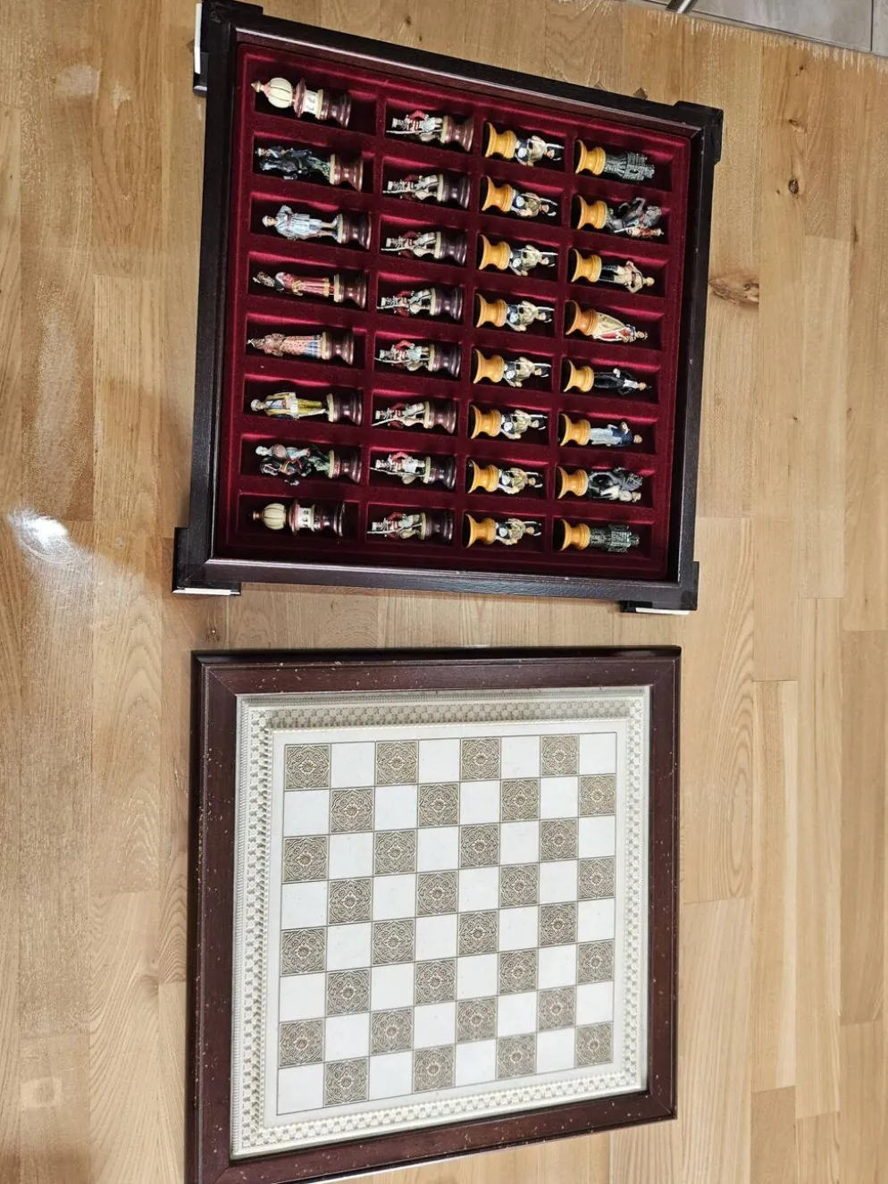 Ensembles d'échecs de collection Raj de Franklin Mint, années 1970.