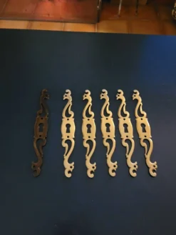 Entrées de clé laiton patiné