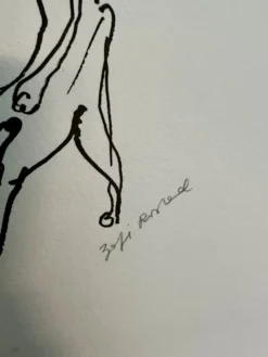 Estampe, litographie originale de Zofia Rostad
