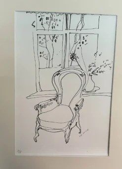 Estampe, litographie originale de Zofia Rostad