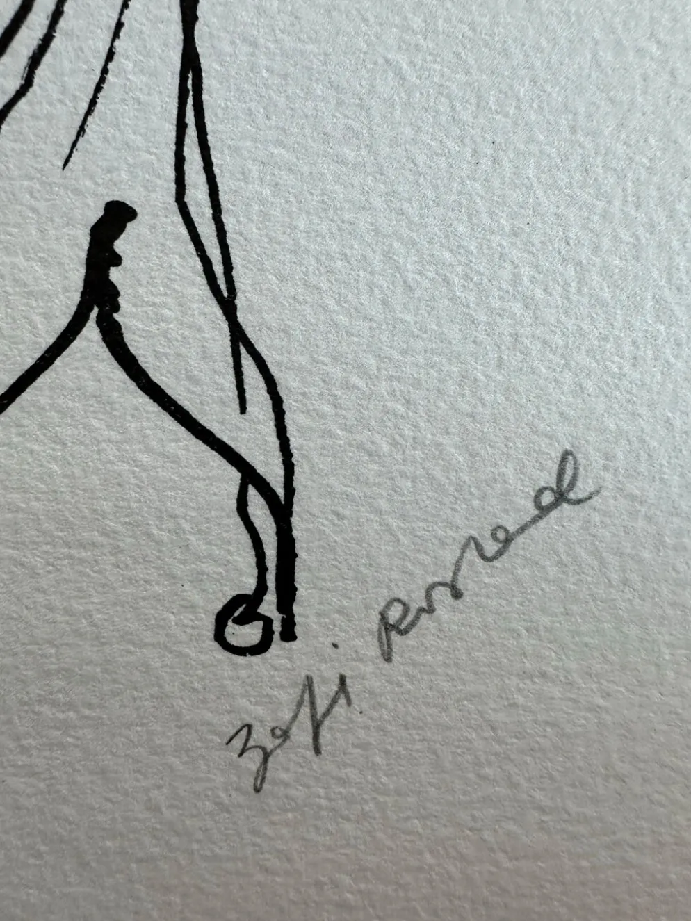 Estampe, litographie originale de Zofia Rostad