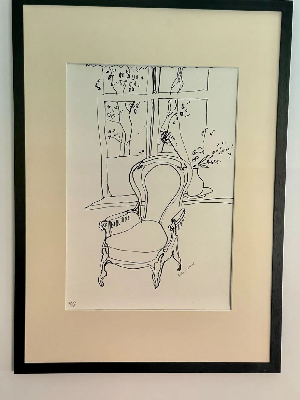 Estampe, litographie originale de Zofia Rostad