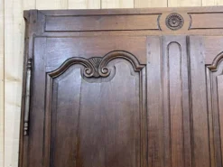 Façade d'armoire en chêne XVIIIème