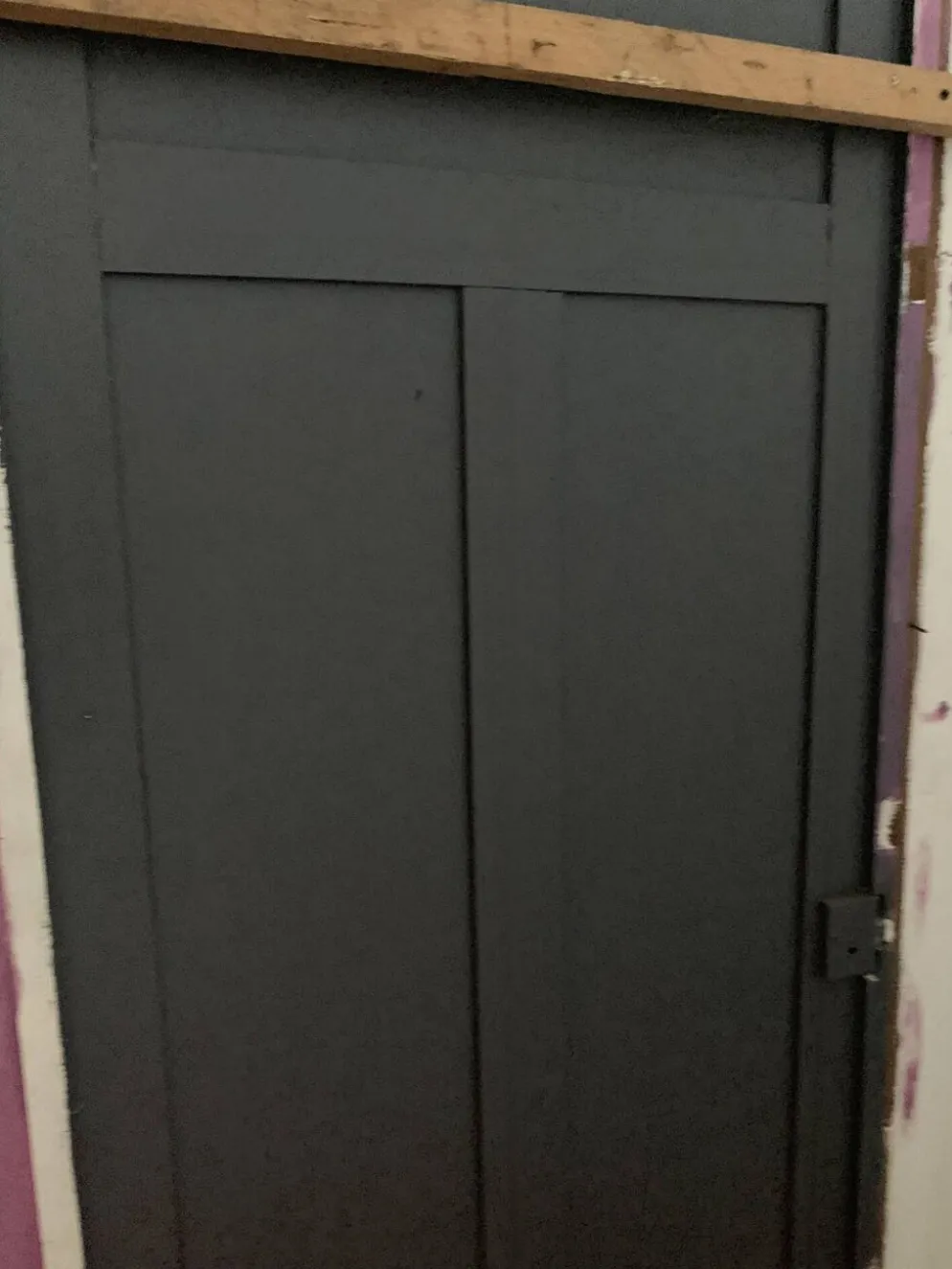 Façade de placard en hetre patiné Portes XX siècle