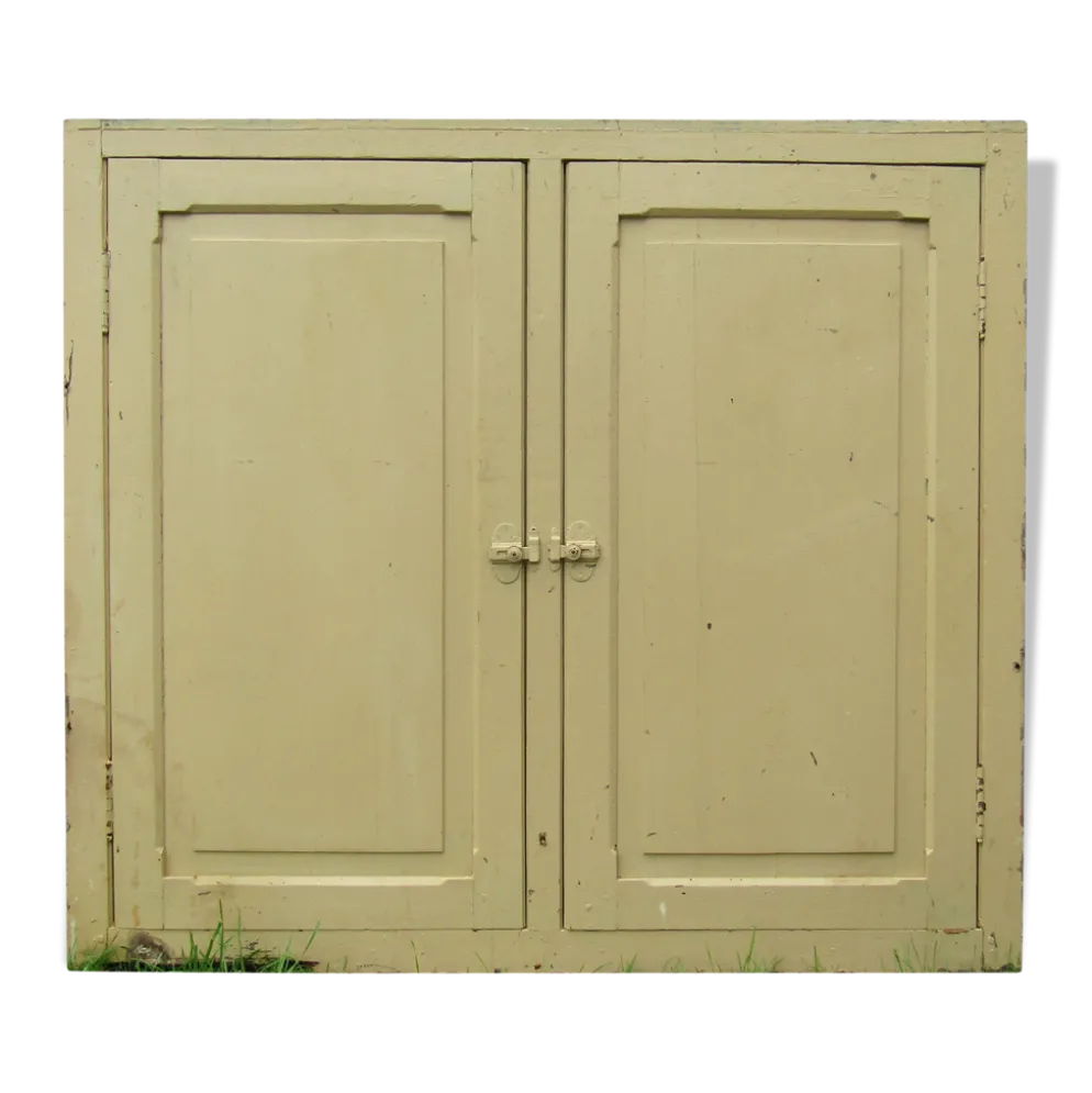 Façade de placards beige