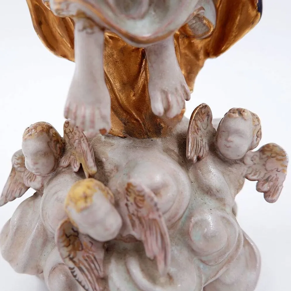Faïence polychrome "Assomption de Marie" par Eugenio Pattarino