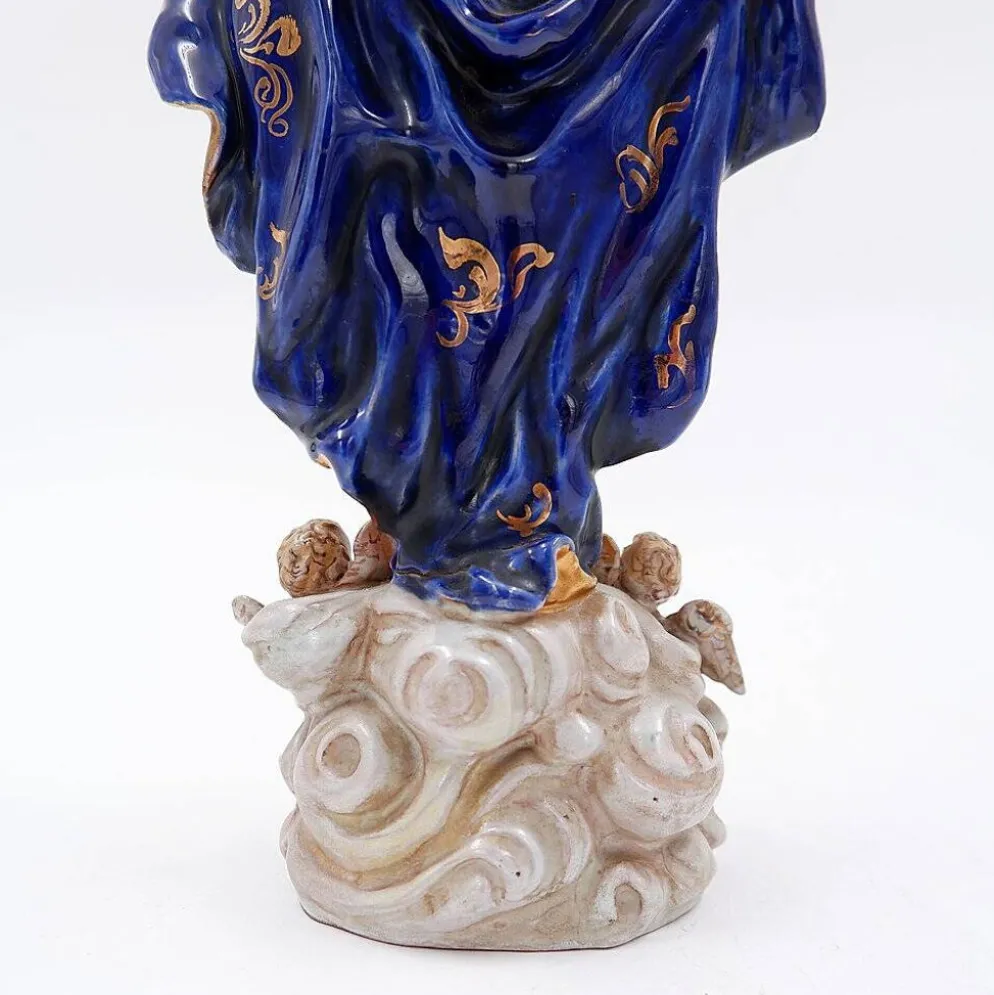 Faïence polychrome "Assomption de Marie" par Eugenio Pattarino