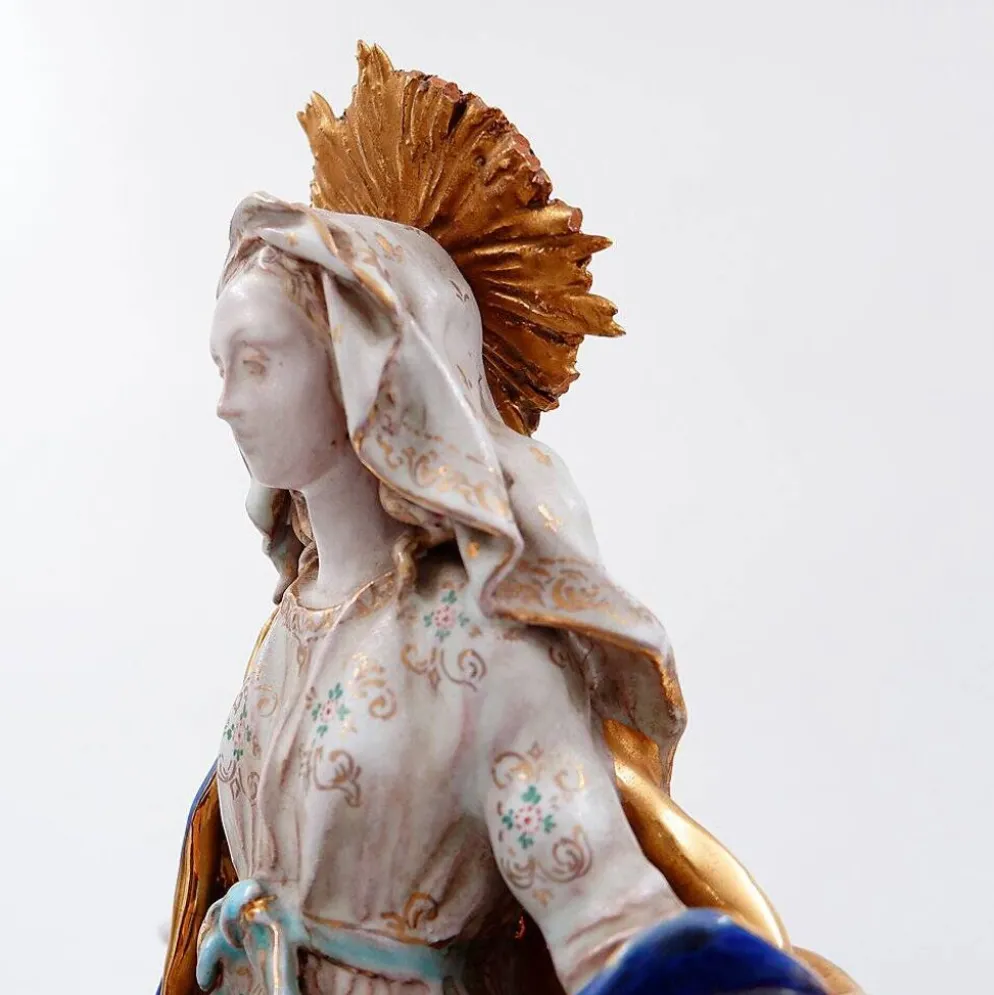 Faïence polychrome "Assomption de Marie" par Eugenio Pattarino