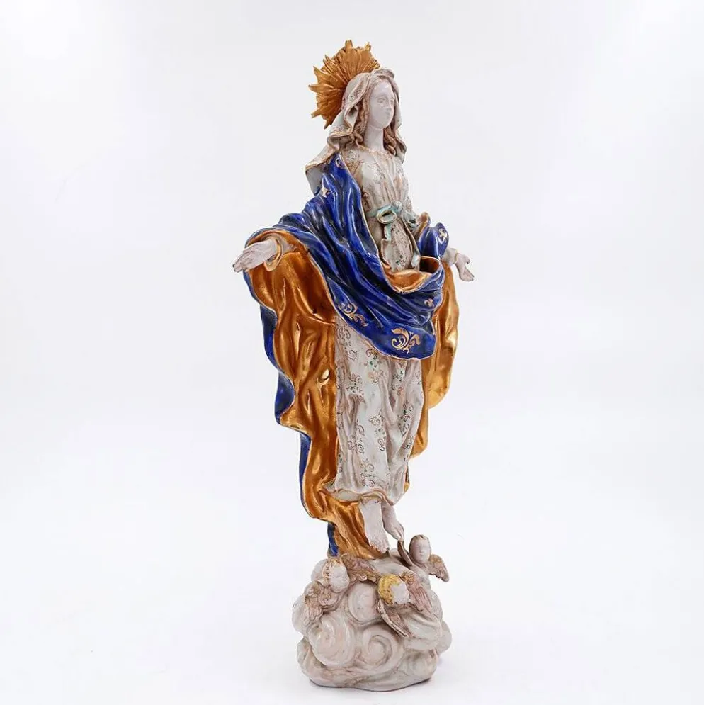 Faïence polychrome "Assomption de Marie" par Eugenio Pattarino