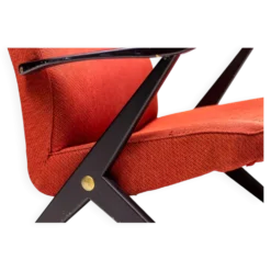 Fauteuil Bengt Ruda, Triva, hêtre laqué noir, 1950