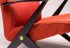 Fauteuil Bengt Ruda, Triva, hêtre laqué noir, 1950