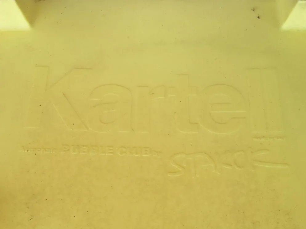 Fauteuil Bubble par Philippe Starck pour Kartell