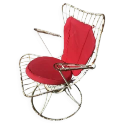 Fauteuil de jardin vintage Homecrest 1960 pivotant