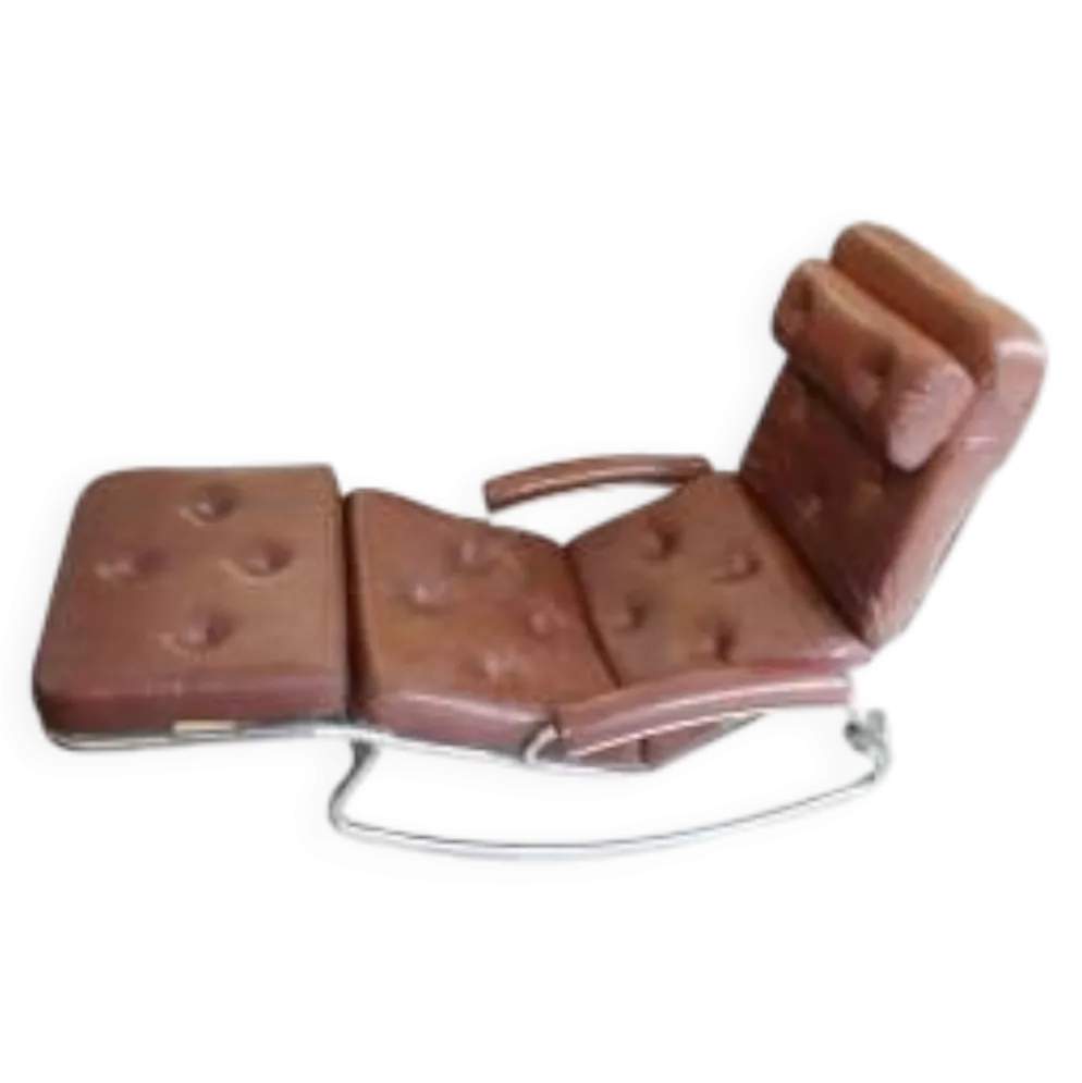Fauteuil de repos 'Lama' signé Bahmüller vers 1970