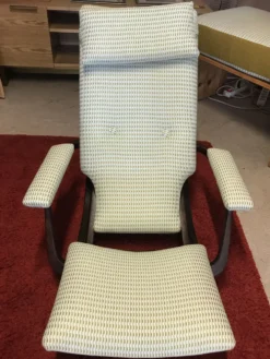 Fauteuil détente à bascule tissu compatible pour l extérieur