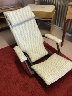 Fauteuil détente à bascule tissu compatible pour l extérieur