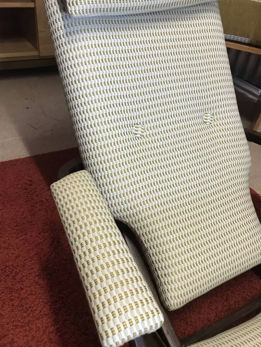 Fauteuil détente à bascule tissu compatible pour l extérieur