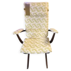Fauteuil détente à bascule tissu compatible pour l extérieur
