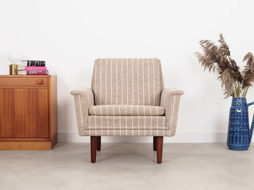 Fauteuil en teck, design danois, années 1970, production : Danemark