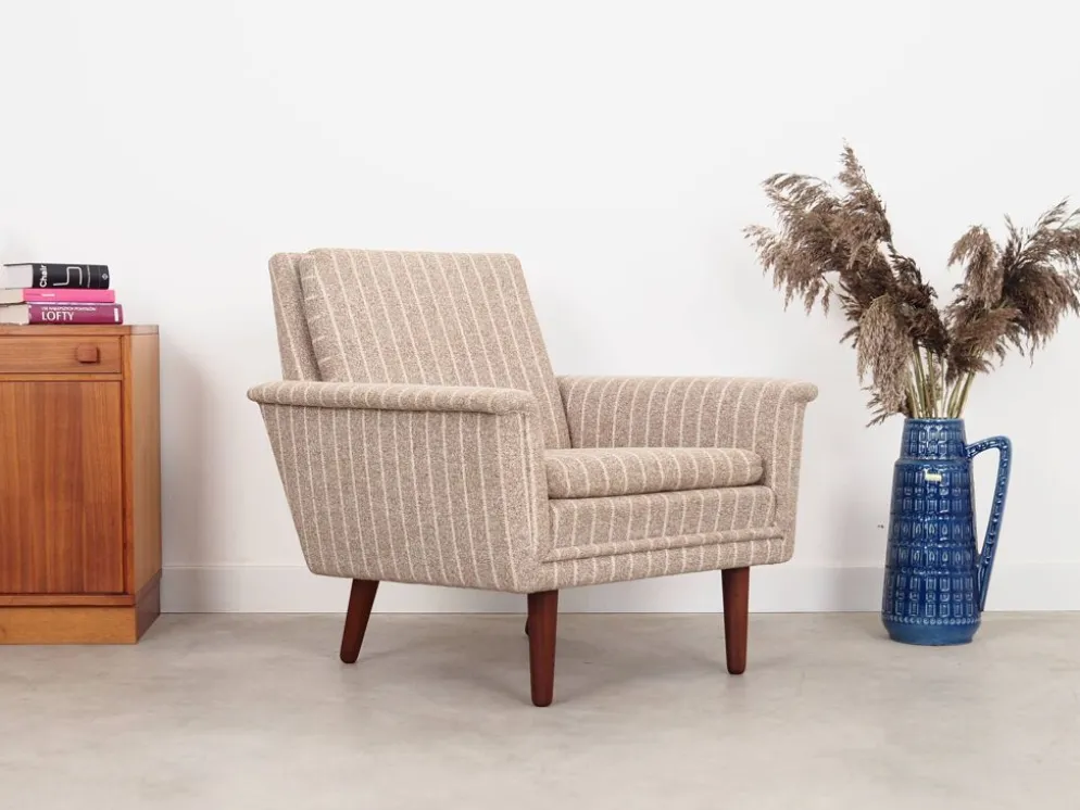 Fauteuil en teck, design danois, années 1970, production : Danemark