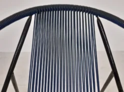 Fauteuil extérieur en fil du milieu du siècle