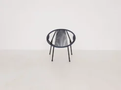 Fauteuil extérieur en fil du milieu du siècle