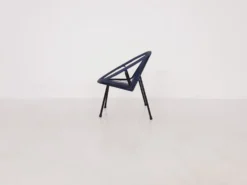Fauteuil extérieur en fil du milieu du siècle