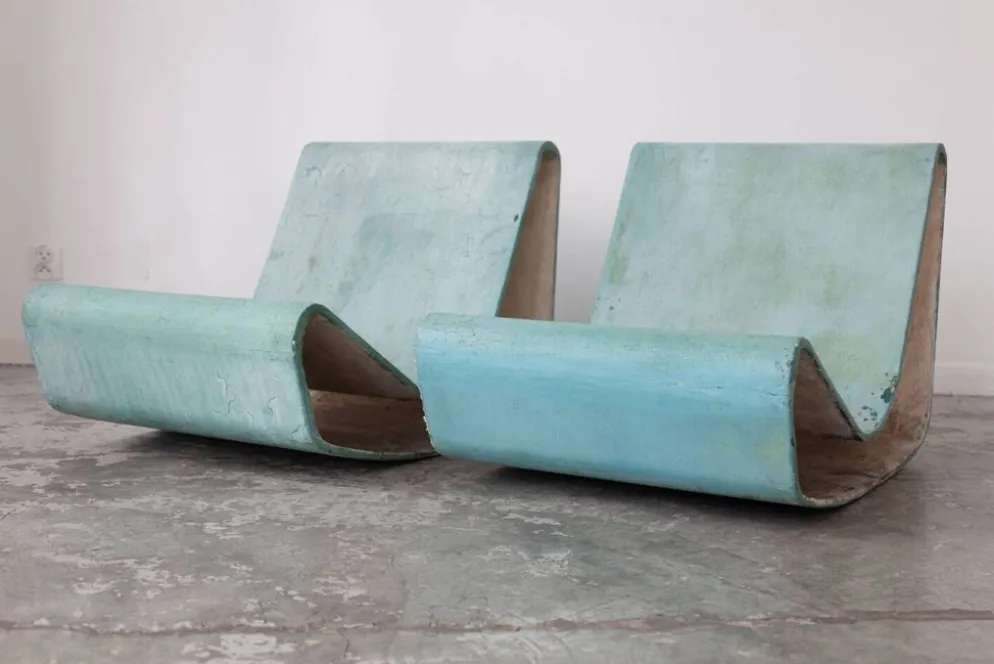 Fauteuil Loop par Willy Guhl