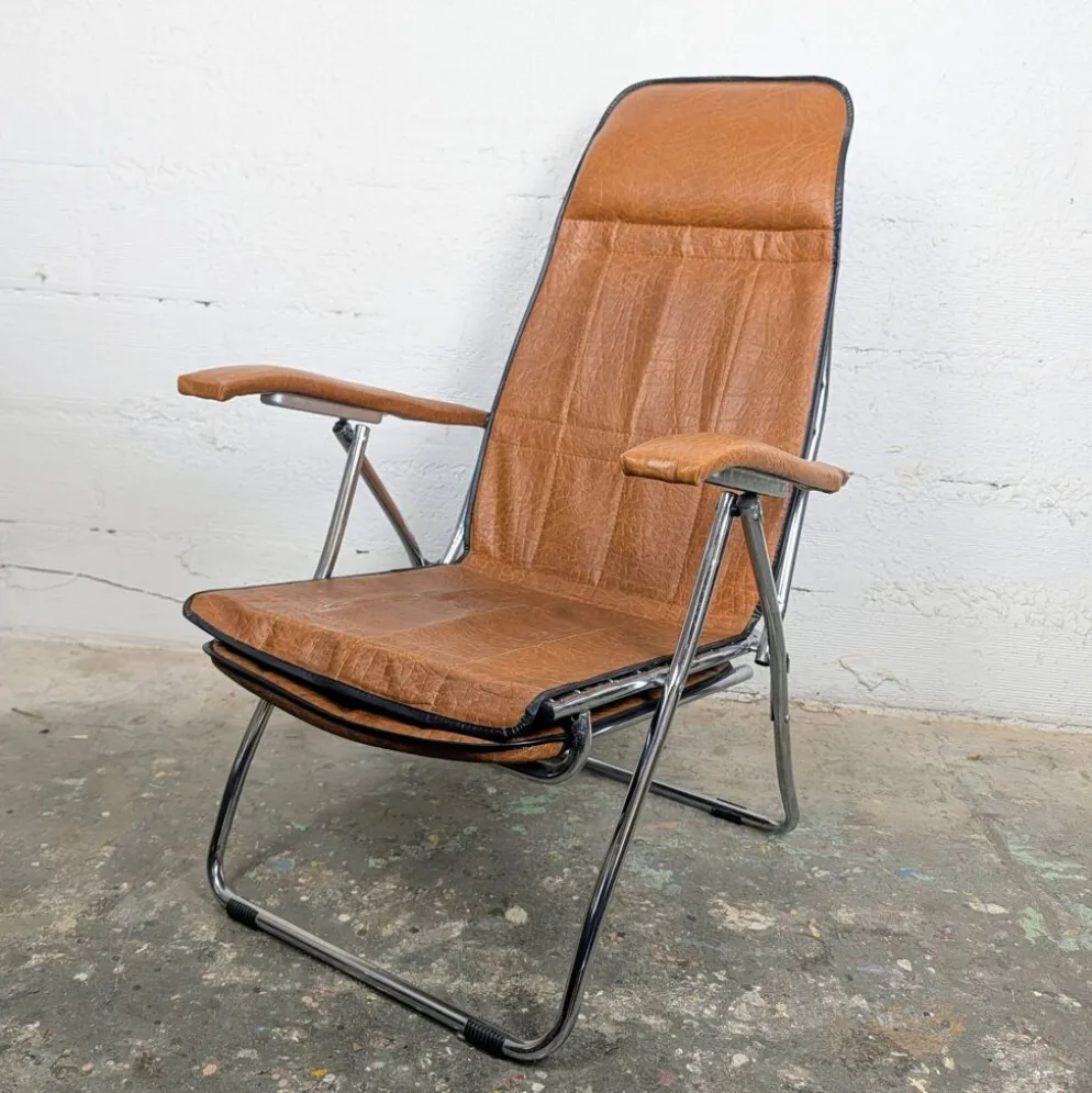 Fauteuil pliant Maule Marga vintage | Années 70