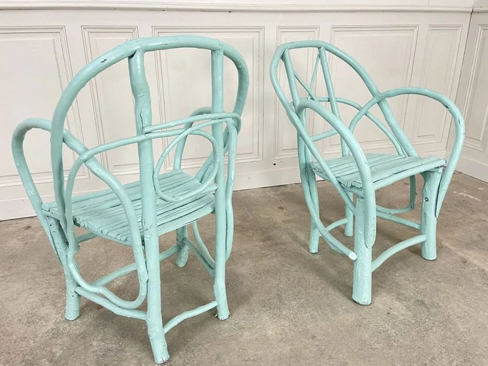 Fauteuils de jardin 1900