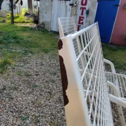 Fauteuils de jardin métallique vintage