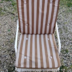 Fauteuils de jardin métallique vintage