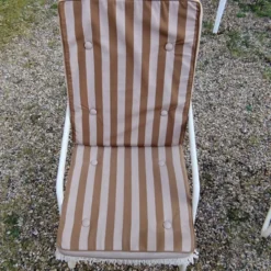 Fauteuils de jardin métallique vintage