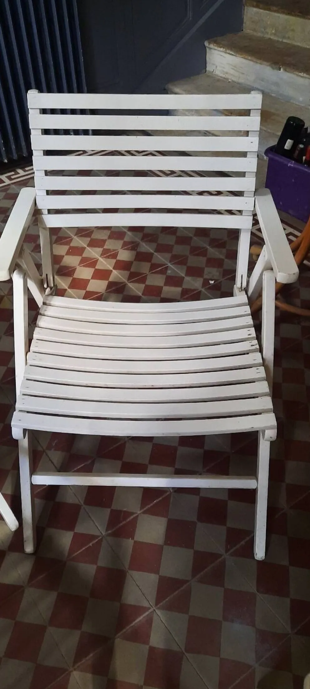 4 fauteuils de jardin pliants R Gleizes
